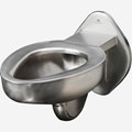 Off-Floor, Blowout Jet Stainless Steel Security Toilet for Rear Mount (Chase) Application