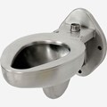 Stainless Steel Replacement for Most Off-Floor Vitreous China Blowout Jet Toilet, Front Mount