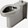 On-Floor, Wall Waste, Siphon Jet Stainless Steel Toilet for Front Mount