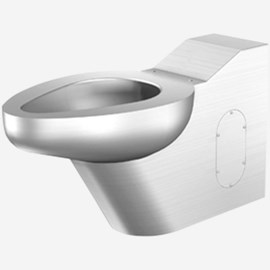 Siphon Jet Commercial Stainless Steel Toilet 